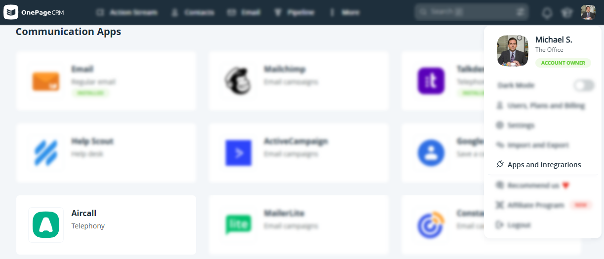 Apps and Integration | Aircall