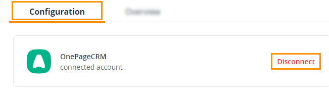 Apps and Integration | Aircall Configuration | Disconnect