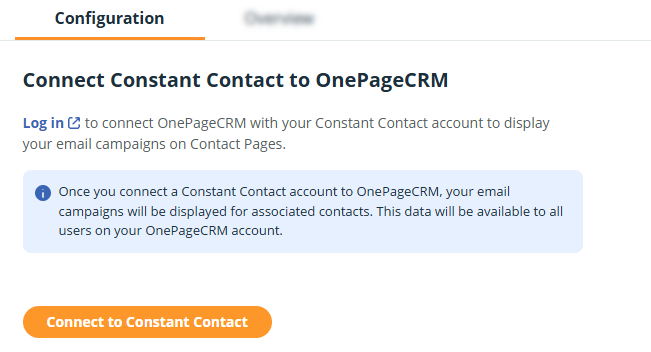 Constant Contact | Connect to Constant Contact