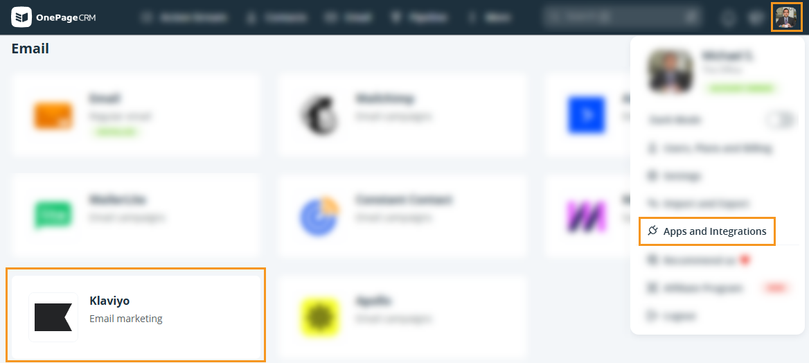 Apps and Integrations | Klaviyo