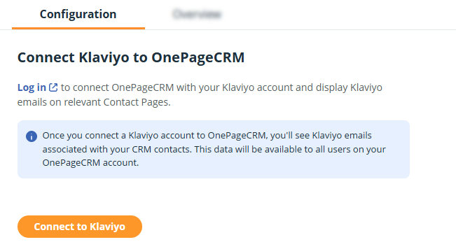Klaviyo integration | Connect to Klaviyo