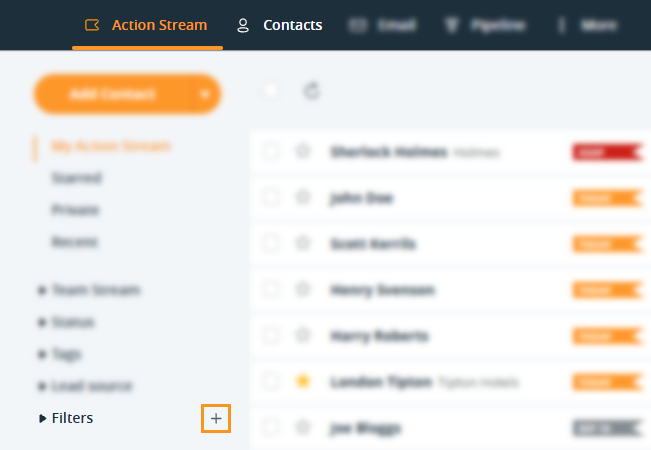 Action Stream | Filters