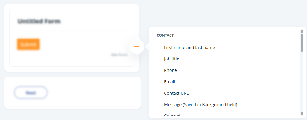 Web forms | Add fields