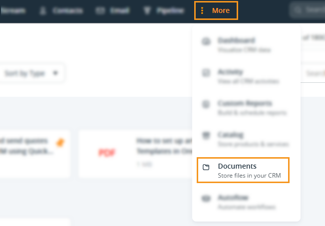 More | Dashboard