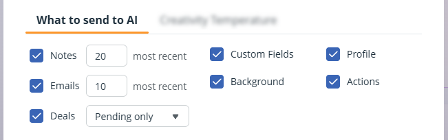 TL;DR | Preferences | What to send to AI