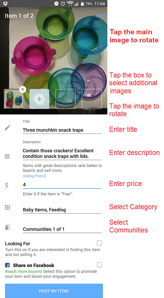 How do I post items? VarageSale Knowledge Base