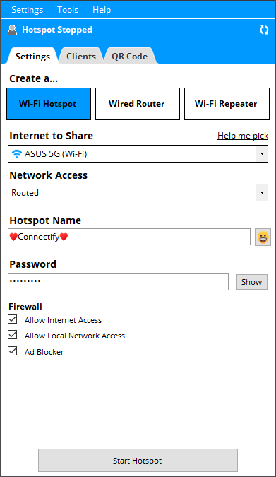 How To Share My Windows PC Internet Connection To My Other Devices Via 
