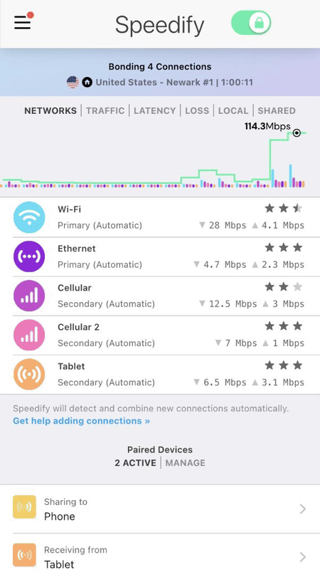 Speedify app