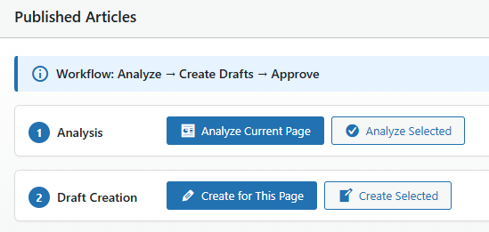FreshRank bulk actions