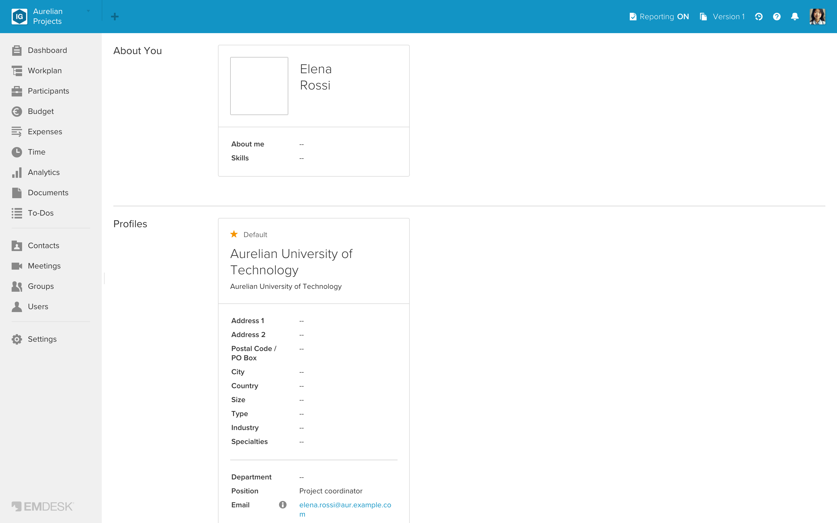 Upload a profile photo