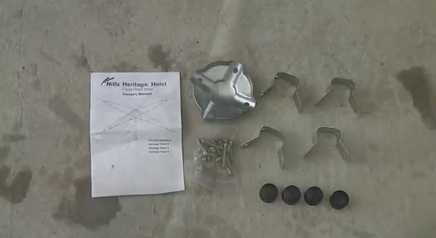 how to install hills hoist galvanised clothesline