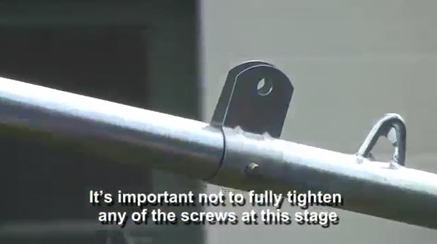 how to install hills hoist galvanised clothesline