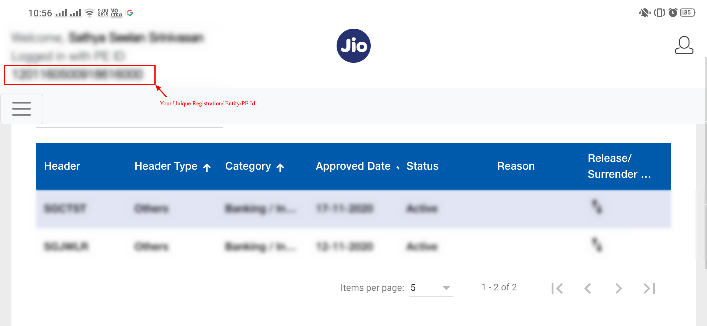 Find your DLT Entity (PE) ID MSG91 FAQs