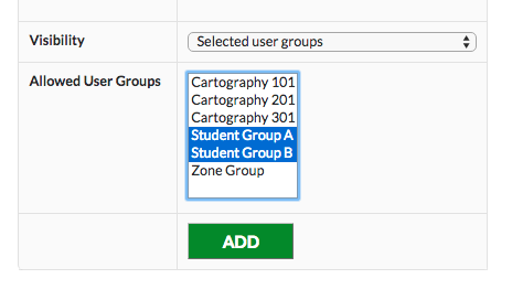 Front-end setting for downloads visibility to user groups - File Manager WordPress