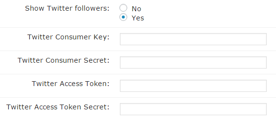 Twitter API settings - Business Directory Plugin WordPress