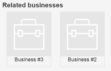 Related businesses on the front-end - Business Directory Plugin WordPress