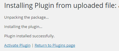 Activating the plugin - Wordpress Editorial Plugin