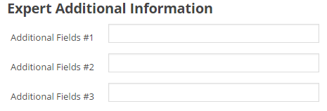 Additional text fields boxes - WP Member Directory Plugin