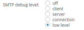 Choosing SMTP debug level - WP Mail SMTP