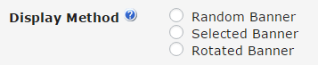Choosing display method - Ad Server WordPress Plugin
