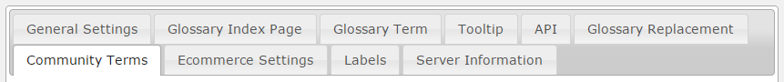 Community terms settings - Knowledge Base WordPress Plugin