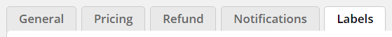Labels tab - WordPress Plugin Paywall