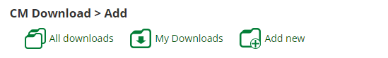 Downloads Dashboard options - WP File Download Plugin