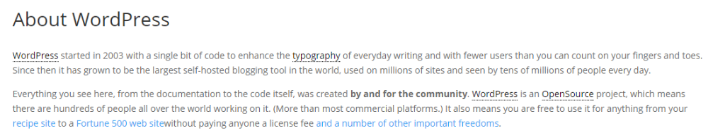 Example of the post with highlighted glossary terms - Tooltip Plugin WordPress