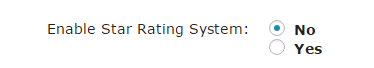 Enabling the star rating system - WordPress Business Directory
