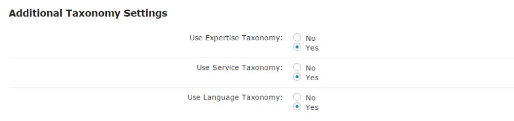 Enabling additional taxonomies - WordPress Plugin Staff Directory