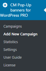 Adding new popup campaign - Best WordPress Popup Plugin