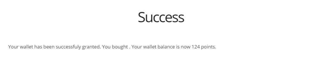 Showing a wallet balance after checkout - WordPress User Wallet Credit System