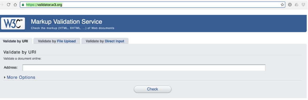 W3C validator