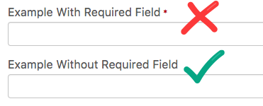 Required field vs Optional field - User Registration WordPress