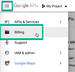 Billing page