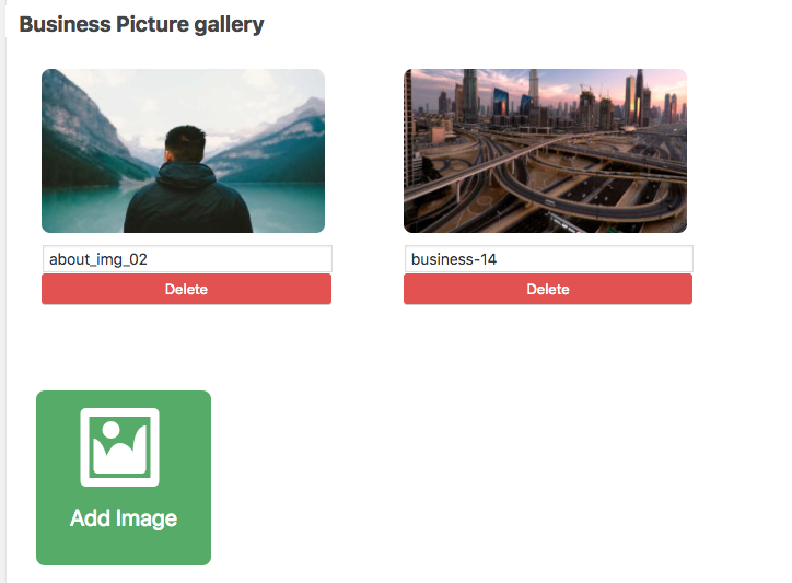 Adding images - Business Directory Plugin