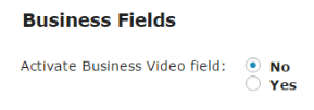 Business Fields setting - WordPress Business Directory Plugin