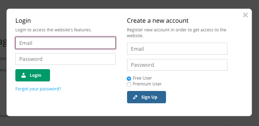 Login and Registration form - WordPress Plugin User Registration