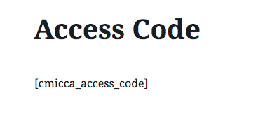 Placing a shortcode to display a code box - Restrict Content Plugin