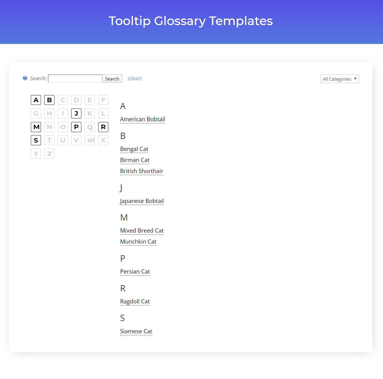 Alphabetic cube style - WordPress as a Wiki