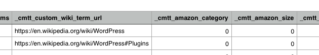 Meta fields - WordPress Internal Linking Plugin