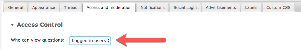 Choosing which users can see forum questions - WordPress Discussion Forum