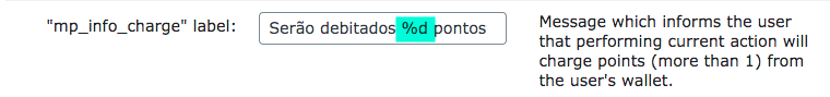 Price placeholder for the label - Points and Rewards Plugin