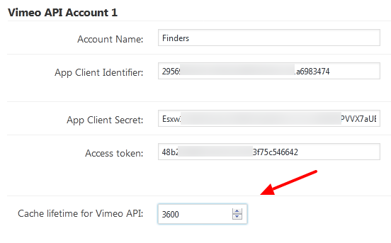 Setting up the cache lifetime for Vimeo API - WordPress Video Course Plugin
