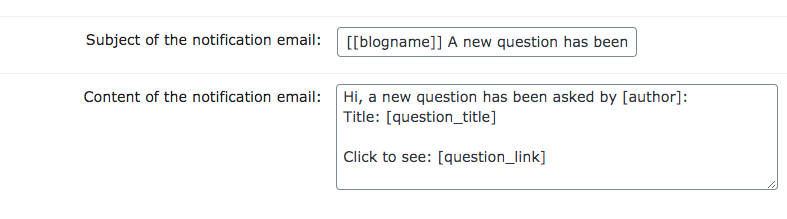 Email template for notifying experts about new questions - WordPress Discussion Forum