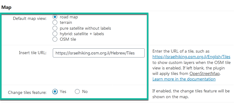 Setting up additional tiles layers - Maps Plugin