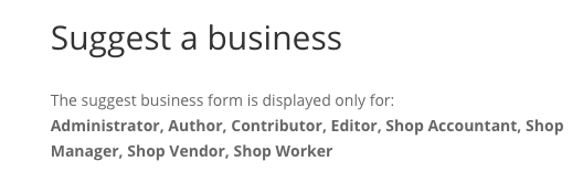 WordPress Business Directory membership restrictions