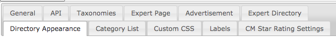 Directory appearance settings tab - WordPress Employee Directory