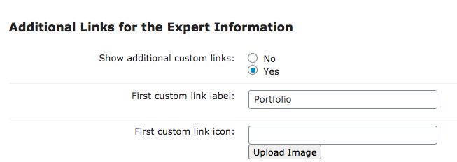 Enabling custom links - WordPress Employee Directory