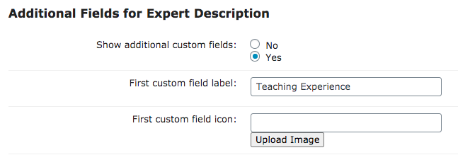 Enabling custom fields - WordPress Members Directory